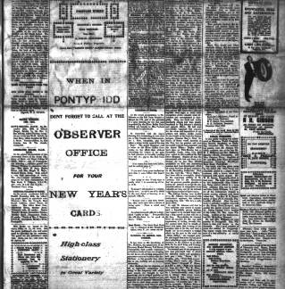 cover page of Caerphilly Journal published on December 30, 1915