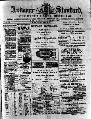 cover page of Andover Chronicle published on May 29, 1903