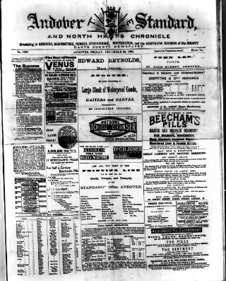 cover page of Andover Chronicle published on December 30, 1904