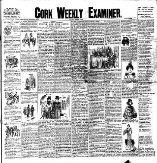 cover page of Cork Weekly Examiner published on December 30, 1899