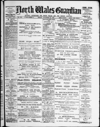 cover page of Wrexham Guardian and Denbighshire and Flintshire Advertiser published on November 30, 1900