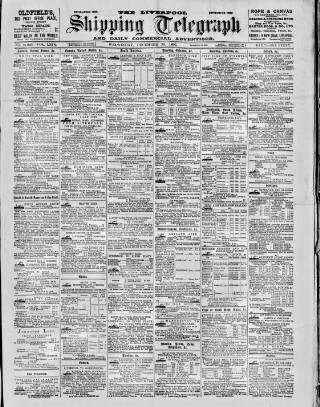 cover page of Liverpool Shipping Telegraph and Daily Commercial Advertiser published on December 30, 1896