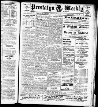 cover page of Prestatyn Weekly published on July 6, 1935