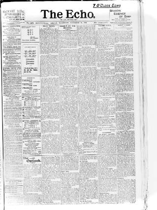 cover page of Echo (London) published on September 18, 1901