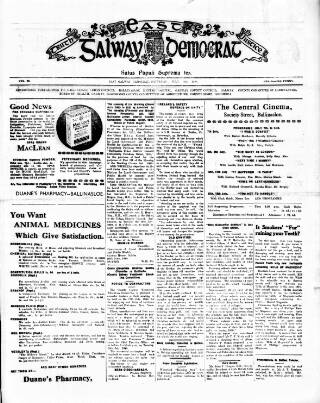 cover page of East Galway Democrat published on July 6, 1940