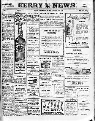cover page of Kerry News published on February 28, 1917