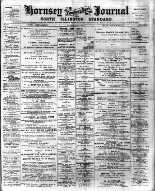 cover page of Hornsey & Finsbury Park Journal published on July 6, 1901