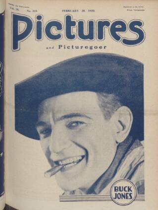 cover page of Picturegoer published on February 28, 1920