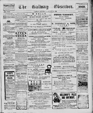 cover page of Galway Observer published on February 28, 1903