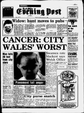 cover page of South Wales Daily Post published on July 6, 1988