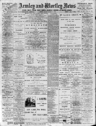 cover page of Armley and Wortley News published on December 30, 1898