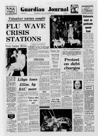 cover page of Nottingham Guardian published on December 30, 1969