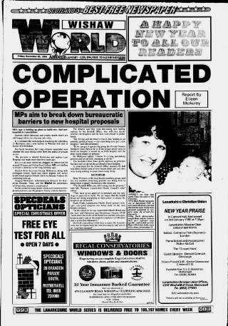 cover page of Wishaw World published on December 30, 1994