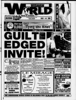 cover page of Wishaw World published on February 28, 1997