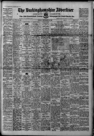 cover page of Buckinghamshire Advertiser published on December 30, 1949