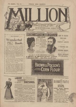 cover page of Million published on November 3, 1894