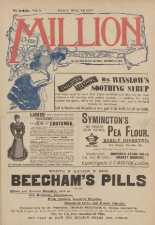 cover page of Million published on November 24, 1894