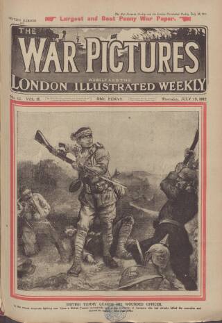 cover page of War Pictures Weekly and the London Illustrated Weekly published on July 15, 1915