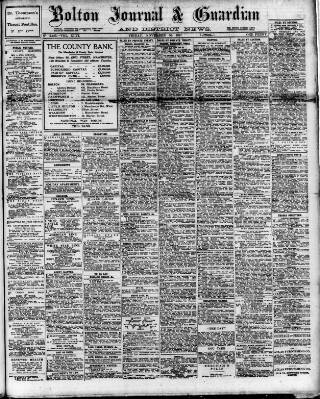 cover page of Bolton Journal & Guardian published on November 30, 1917