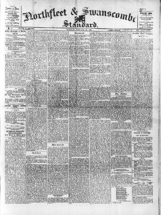 cover page of Northfleet and Swanscombe Standard published on February 28, 1903