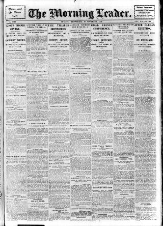 cover page of Morning Leader published on November 15, 1911