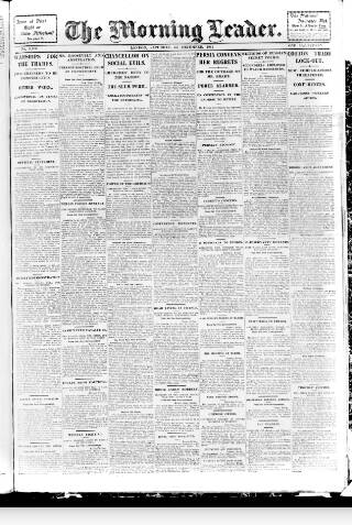 cover page of Morning Leader published on December 30, 1911