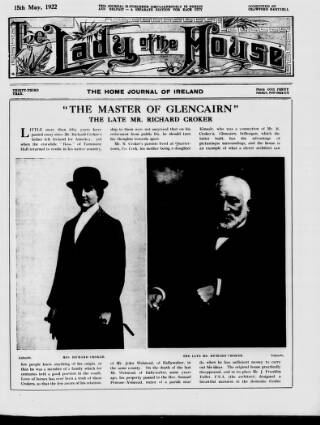 cover page of Lady of the House published on May 15, 1922