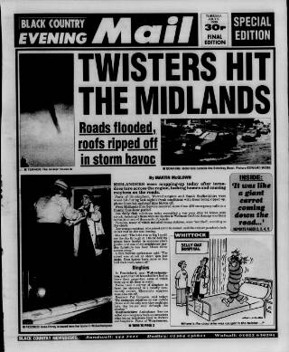 cover page of Sandwell Evening Mail published on July 6, 1999