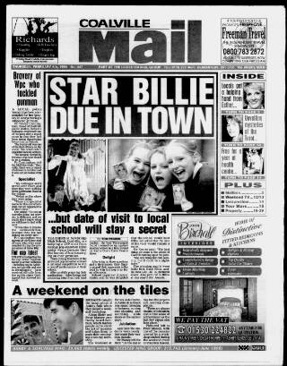 cover page of Coalville Mail published on February 4, 1999