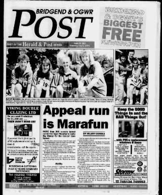 cover page of Bridgend & Ogwr Herald & Post published on July 6, 1995