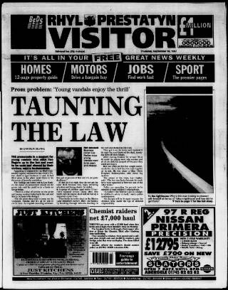 cover page of Rhyl, Prestatyn Visitor published on September 18, 1997