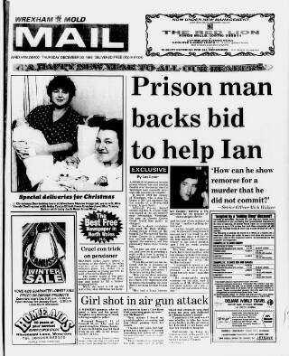 cover page of Wrexham Mail published on December 30, 1993