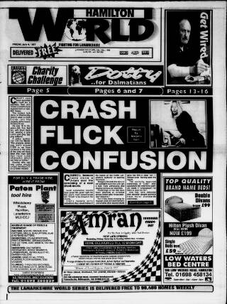 cover page of Hamilton World published on July 4, 1997