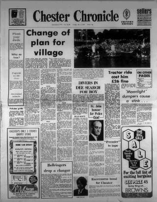 cover page of Chester Chronicle published on July 6, 1973