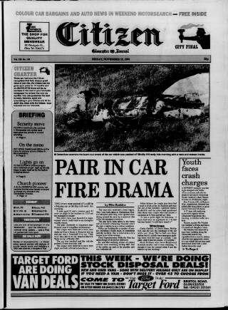 cover page of Gloucester Citizen published on November 15, 1991