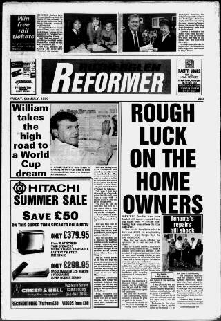 cover page of Rutherglen Reformer published on July 6, 1990