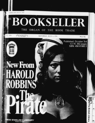 cover page of Bookseller published on July 6, 1974