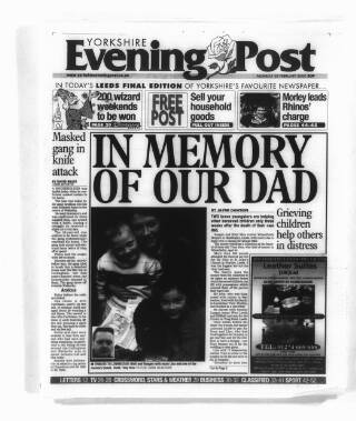 cover page of Yorkshire Evening Post published on February 28, 2000
