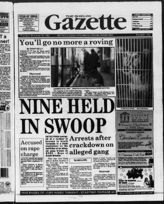 cover page of Shields Daily Gazette published on November 30, 1995