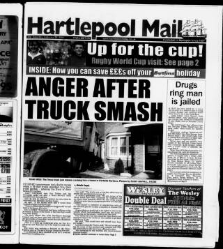 cover page of Hartlepool Northern Daily Mail published on February 28, 2004