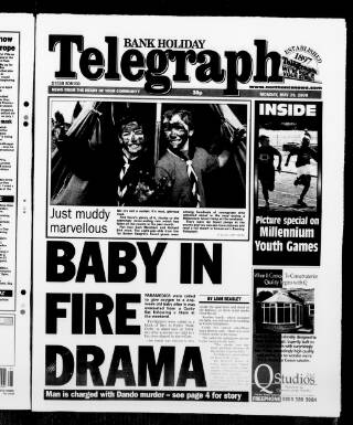 cover page of Northamptonshire Evening Telegraph published on May 29, 2000