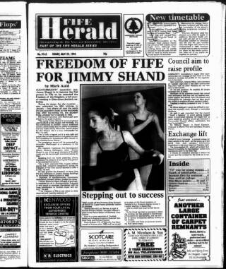 cover page of Fife Herald published on May 29, 1998