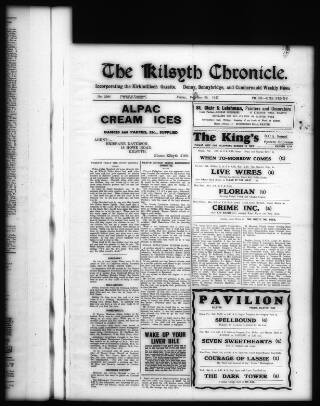 cover page of Kilsyth Chronicle published on February 28, 1947