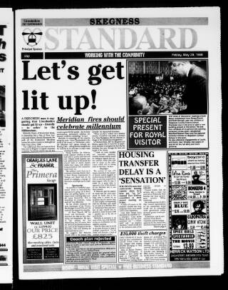 cover page of Skegness Standard published on May 29, 1998