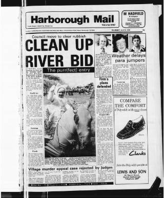 cover page of Market Harborough Advertiser and Midland Mail published on July 6, 1978