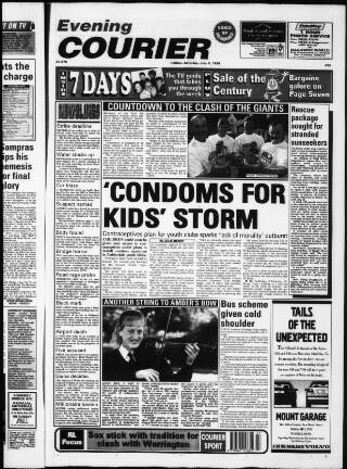 cover page of Halifax Evening Courier published on July 6, 1996