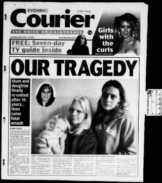 cover page of Halifax Evening Courier published on September 18, 2004
