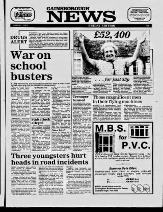 cover page of Retford, Worksop, Isle of Axholme and Gainsborough News published on May 29, 1987