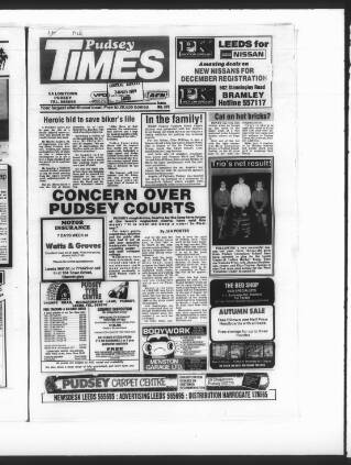 cover page of Pudsey & Stanningley News published on November 30, 1989