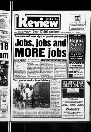 cover page of Bicester Review published on December 30, 1994